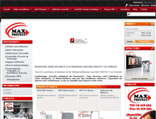 Tablet Screenshot of max-protect.com